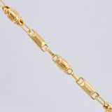 Cadena Rustica Cilindro 13.85gr / 26 1/2 in / 4.5mm Oro Amarillo 18K *