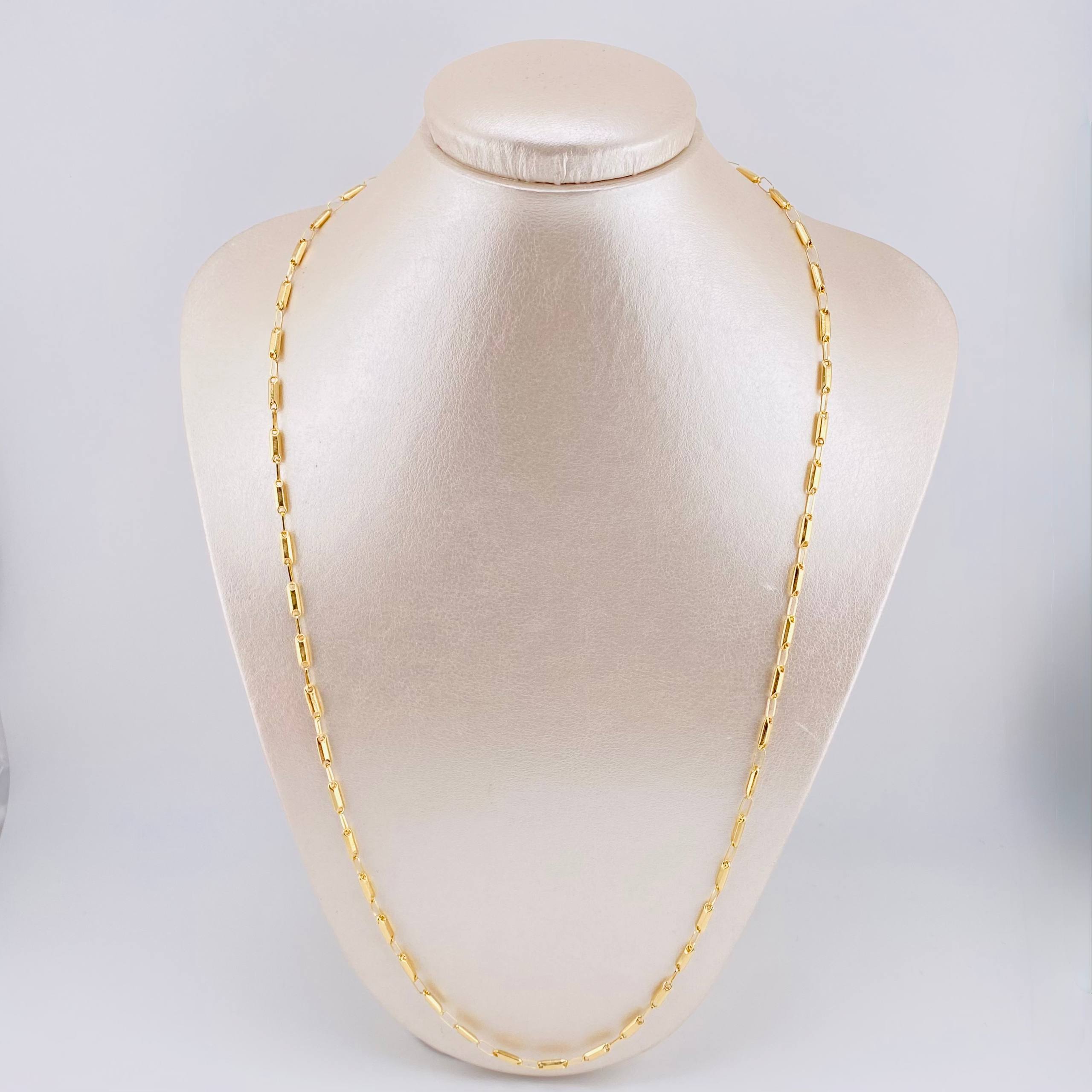 Cadena Rustica Adige 7.65gr / 25 1/2 in / 2.8mm Oro Amarillo 18K ©