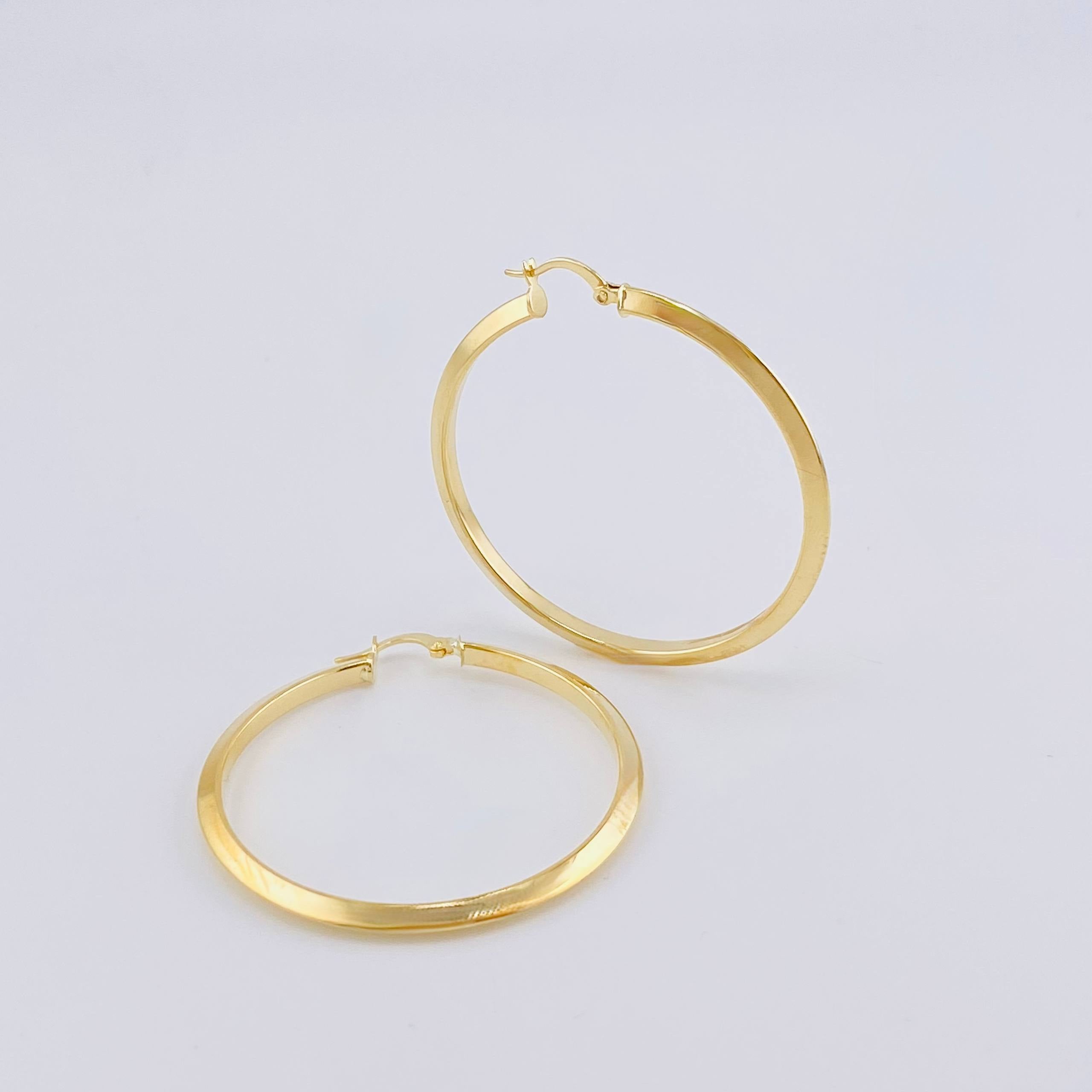 Candongas Clau 4.05gr / 2 in / Oro Amarillo 18K