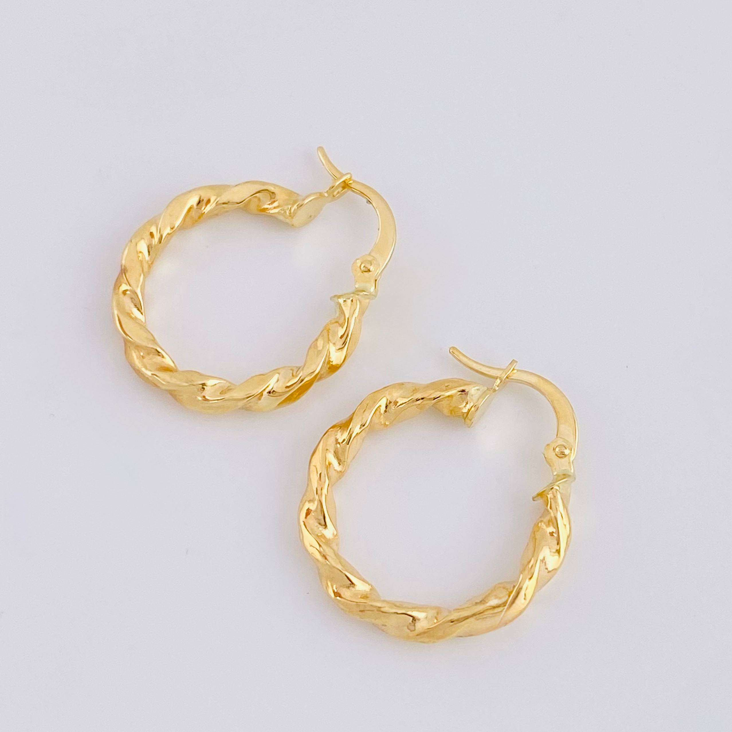 Candongas Milu 1.8gr / 1 in / Oro Amarillo 18K ©