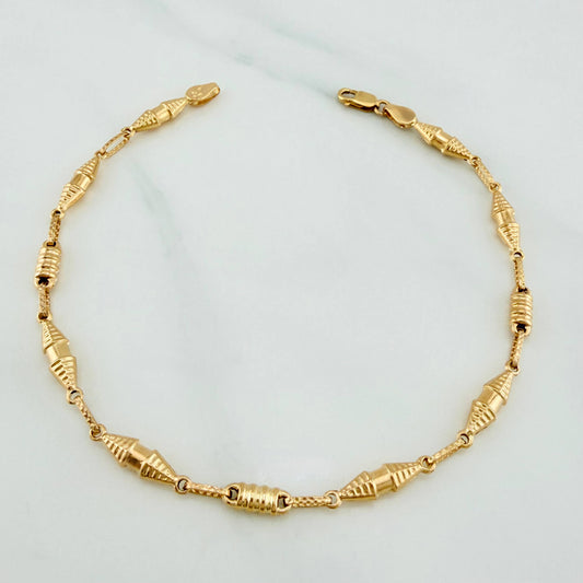 Pulso Rustico Dubai 3.75 g / 8 3/4 in / 3.92 mm Oro Amarillo 18K