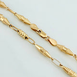 Pulso Rustico Dubai 3.75 g / 8 3/4 in / 3.92 mm Oro Amarillo 18K