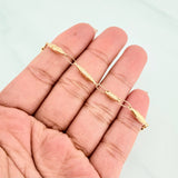 Pulso Rustico Dubai 3.75 g / 8 3/4 in / 3.92 mm Oro Amarillo 18K