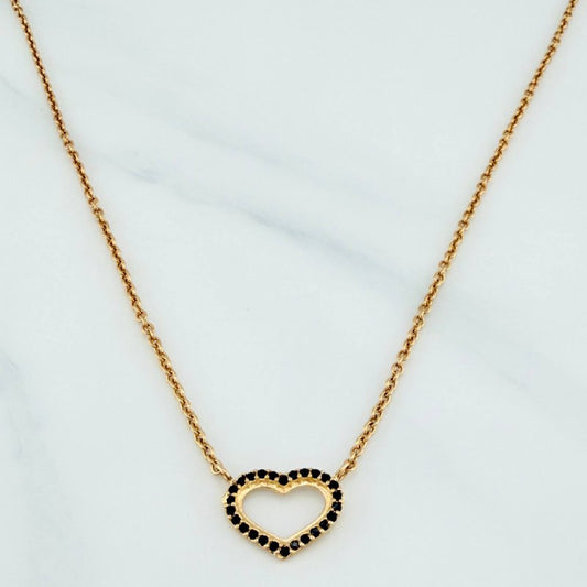 Cadena Aro Seguido Corazon 4.5 g / 21 in / 1.53 mm Oro Amarillo 18K