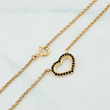 Cadena Aro Seguido Corazon 4.5 g / 21 in / 1.53 mm Oro Amarillo 18K