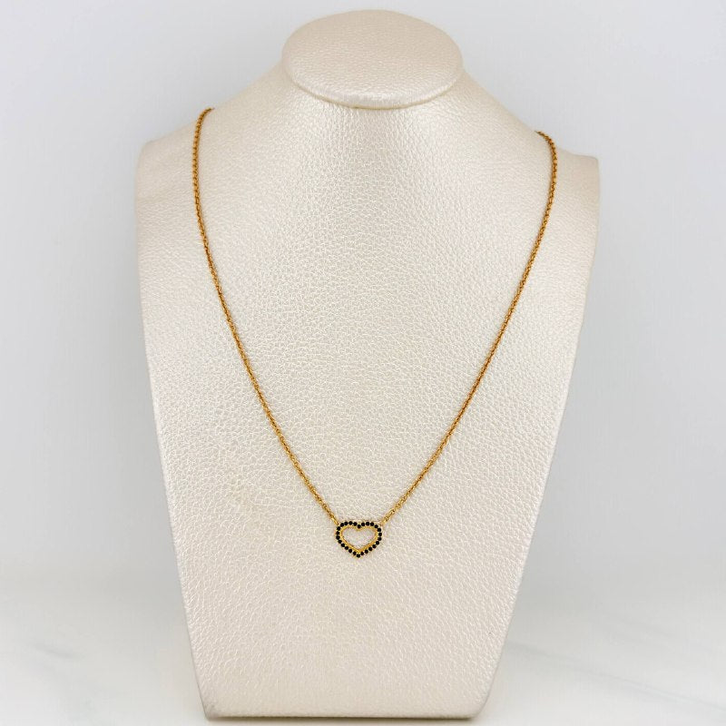 Cadena Aro Seguido Corazon 4.5 g / 21 in / 1.53 mm Oro Amarillo 18K