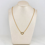 Cadena Aro Seguido Corazon 4.5 g / 21 in / 1.53 mm Oro Amarillo 18K