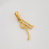 Pendant Letter A 1 g / 3/4 in Yellow Gold 18K