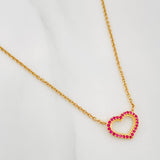 Classic Link Chain Heart 4.2 g / 18 3/4 in / 1.74 mm Yellow Gold 18K