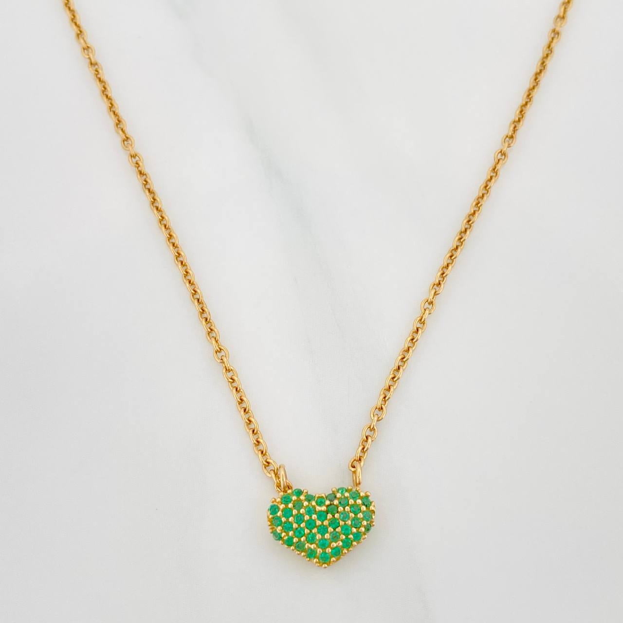Cadena Aro Seguido Corazon 4.3 g / 18 3/4 in / 1.02 mm Oro Amarillo 18K