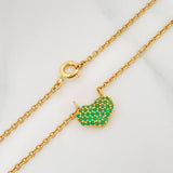 Cadena Aro Seguido Corazon 4.3 g / 18 3/4 in / 1.02 mm Oro Amarillo 18K