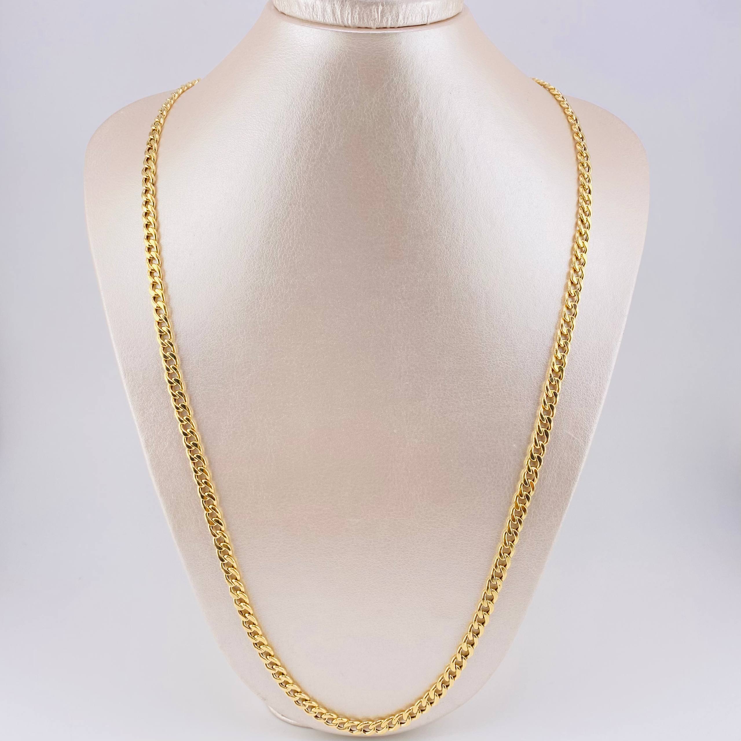 Cuban Links 6.65g / 24 in / 5.25mm 18K Yellow Gold