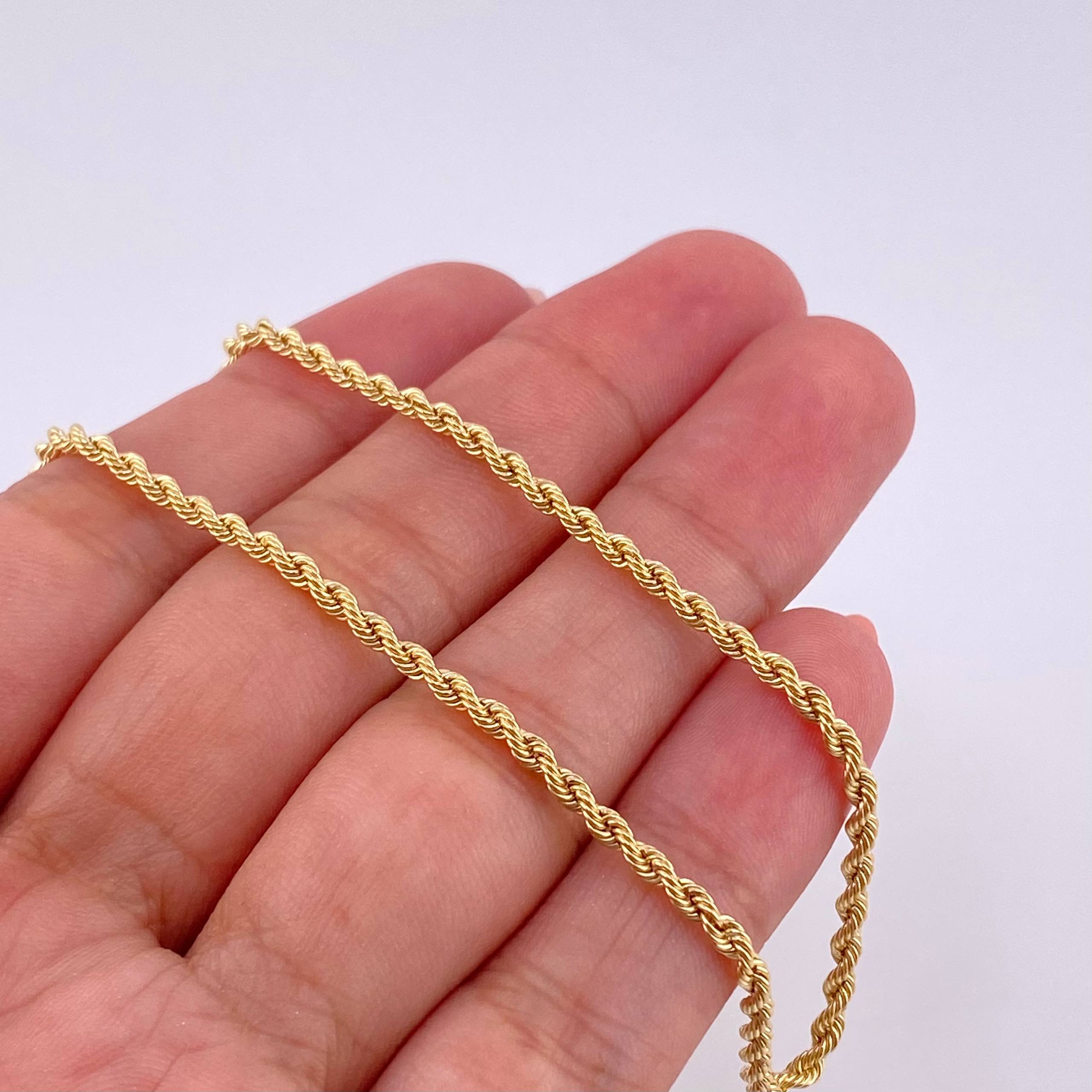 Cadena Lazo 2.75g / 18 in / 2.2mm Oro Amarillo 18K
