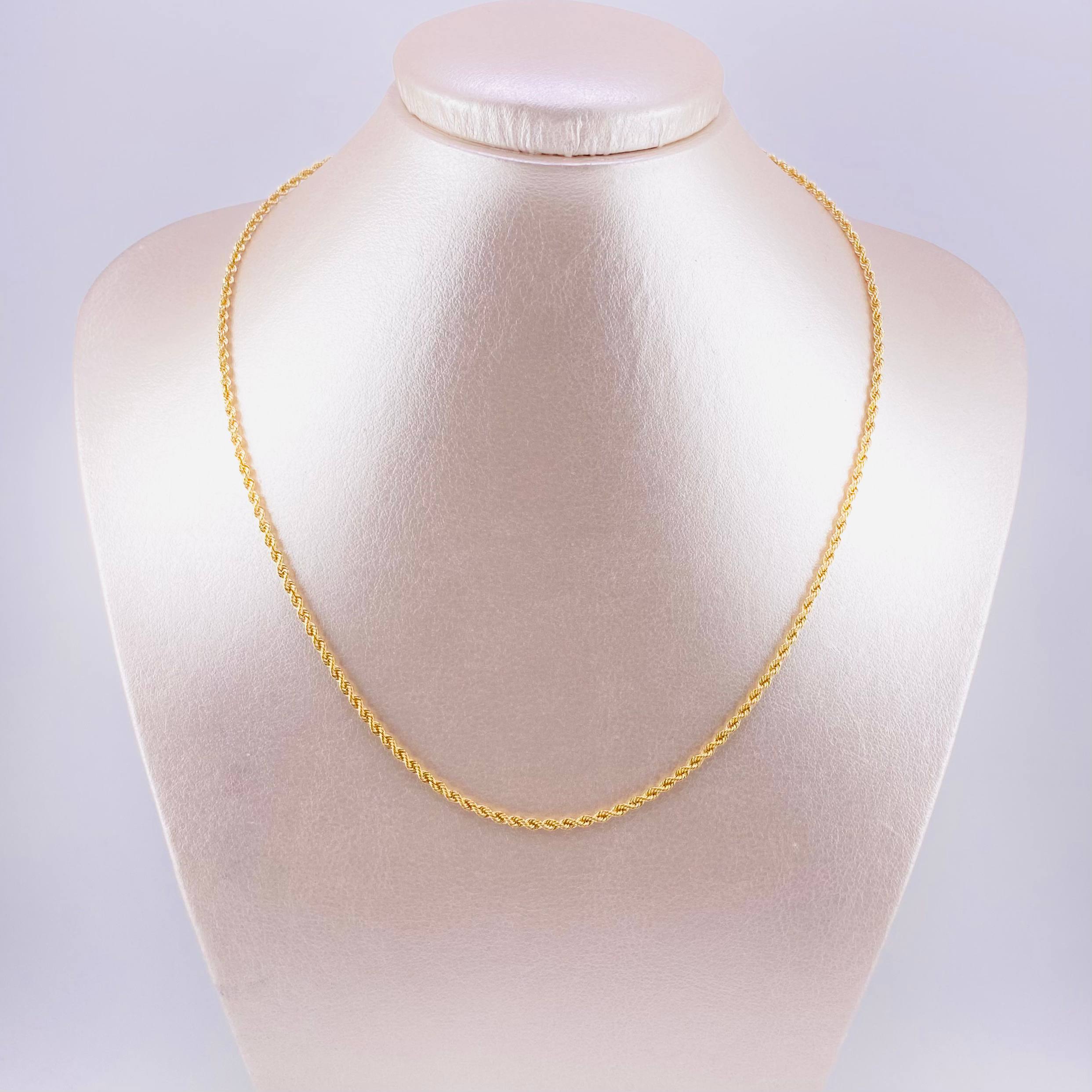 Cadena Lazo 2.75g / 18 in / 2.2mm Oro Amarillo 18K