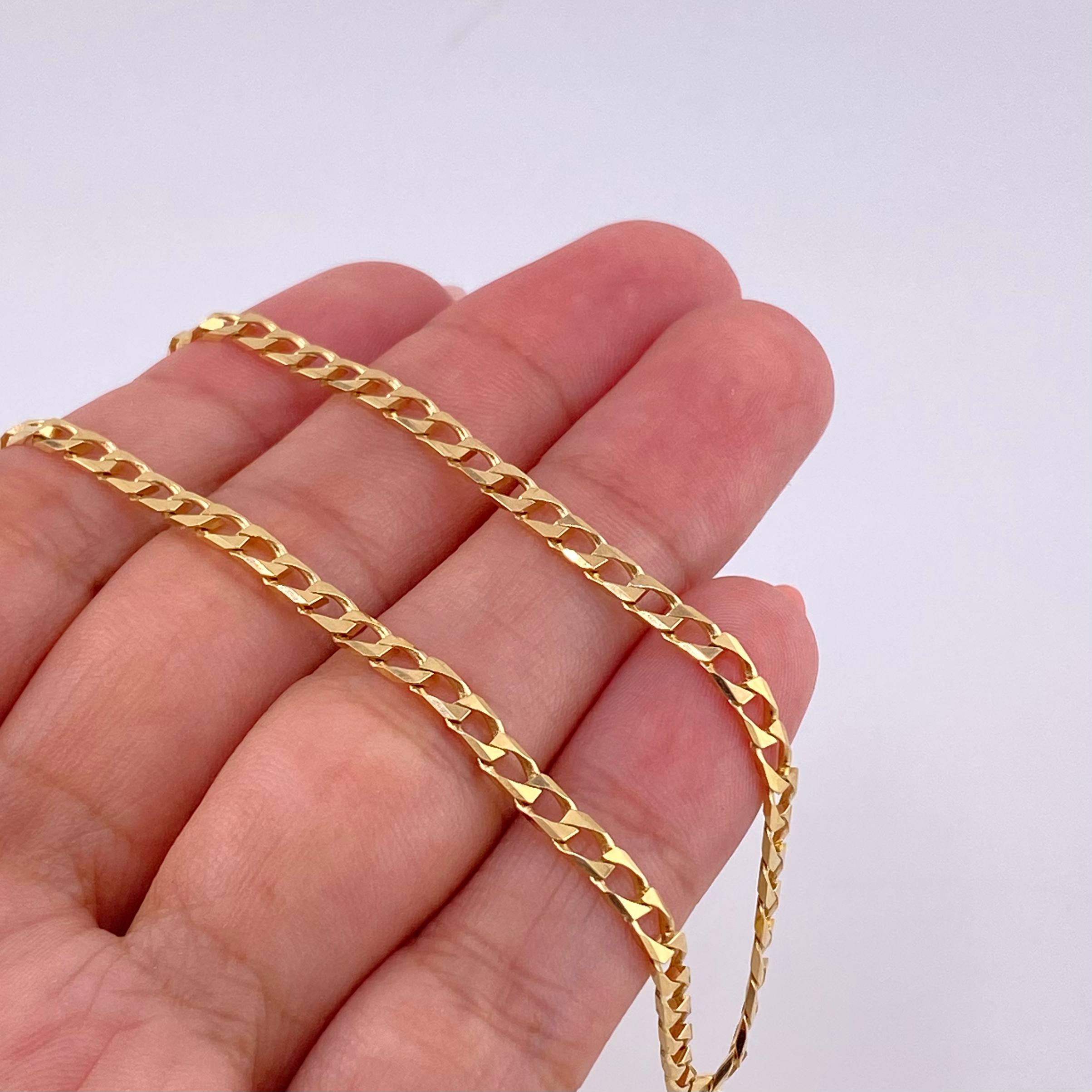 Panzer Chain 14.05g / 28 in / 3mm Yellow Gold 18K