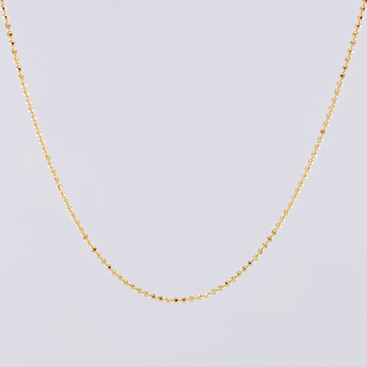 Military Chain 2.1g / 20 in / 1mm 18K Yellow Gold