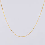 Military Chain 2.1g / 20 in / 1mm 18K Yellow Gold
