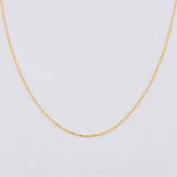 Military Chain 2.1g / 20 in / 1mm 18K Yellow Gold