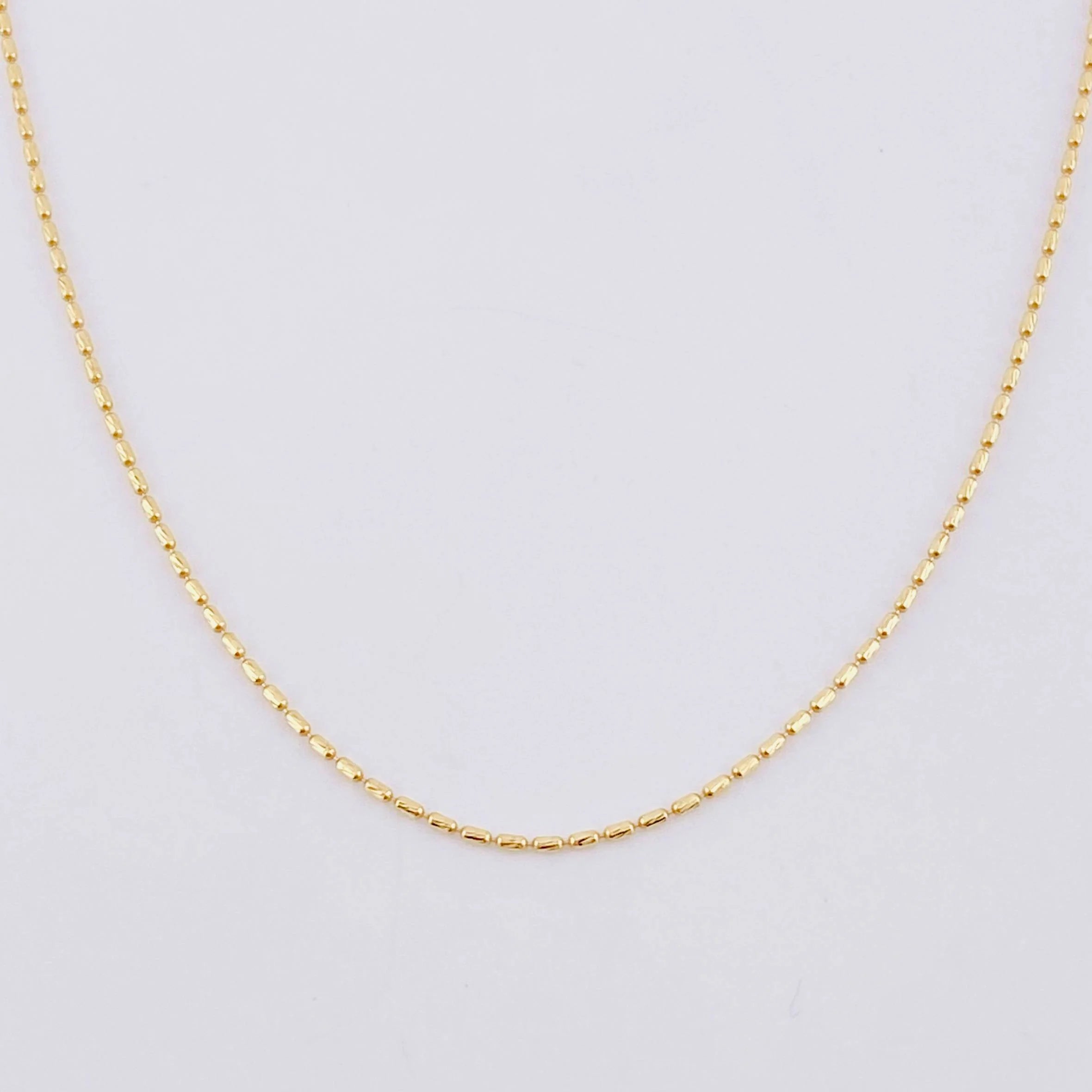 Cadena Morse 1.45g / 18 in / 0.75mm Oro Amarillo 18K