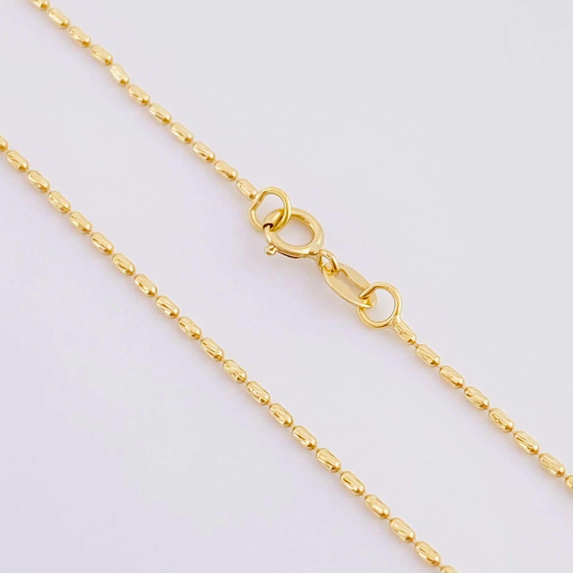 Cadena Morse 1.45g / 18 in / 0.75mm Oro Amarillo 18K