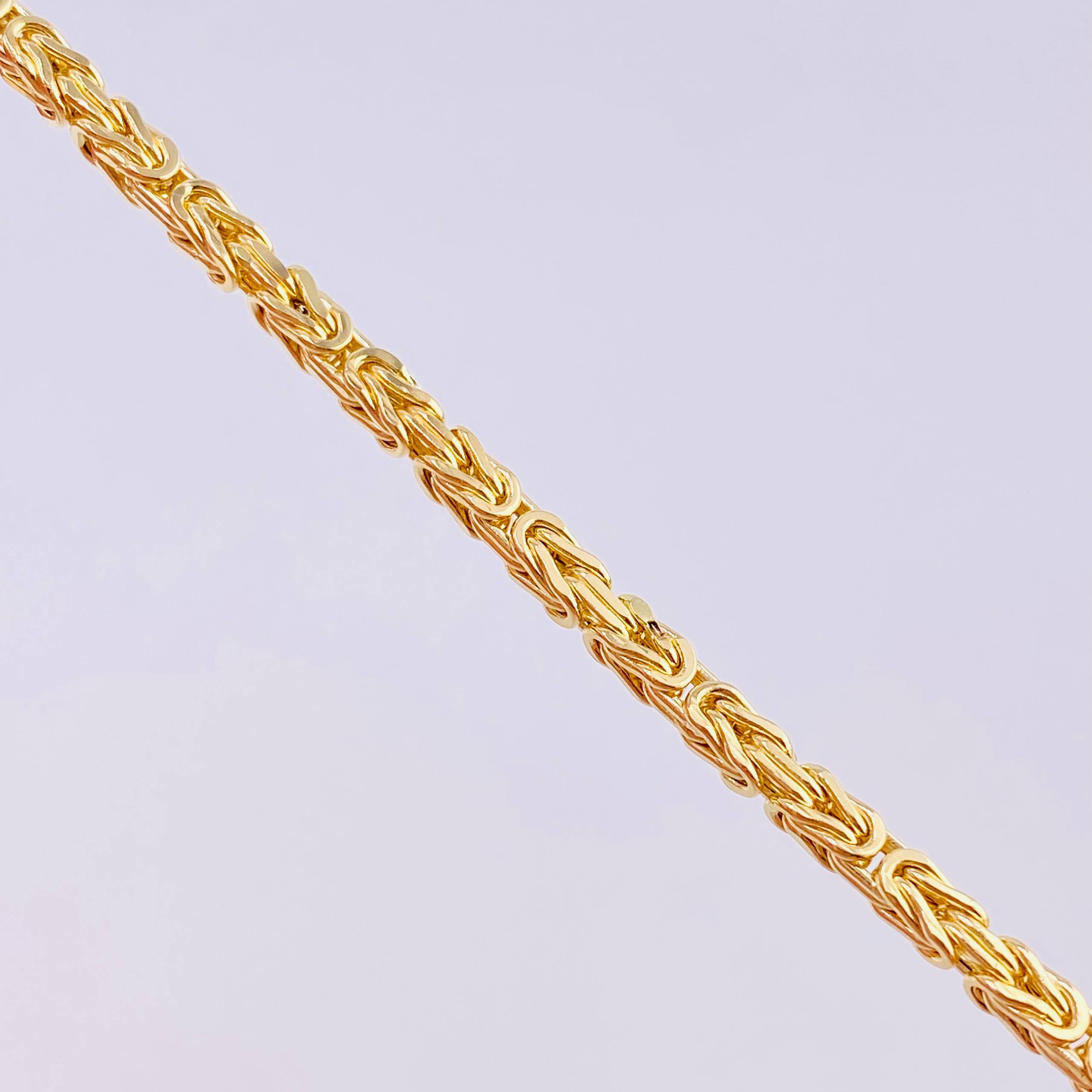 Bracelet Peruvian 6.5g / 8 1/4 in / 2.75mm Yellow Gold 18K