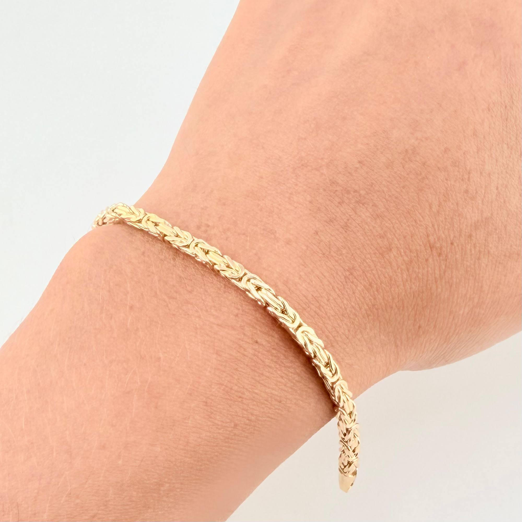 Bracelet Peruvian 6.7g / 8 1/2 in / 2.75mm Yellow Gold 18K
