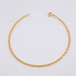 Pulso Plano Espiral 3.4g / 8 in / 2.2mm Oro Amarillo 18K