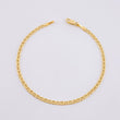 Flat Mariner Bracelet 1.4g / 6 1/2 in / 2.2mm Yellow Gold 18K