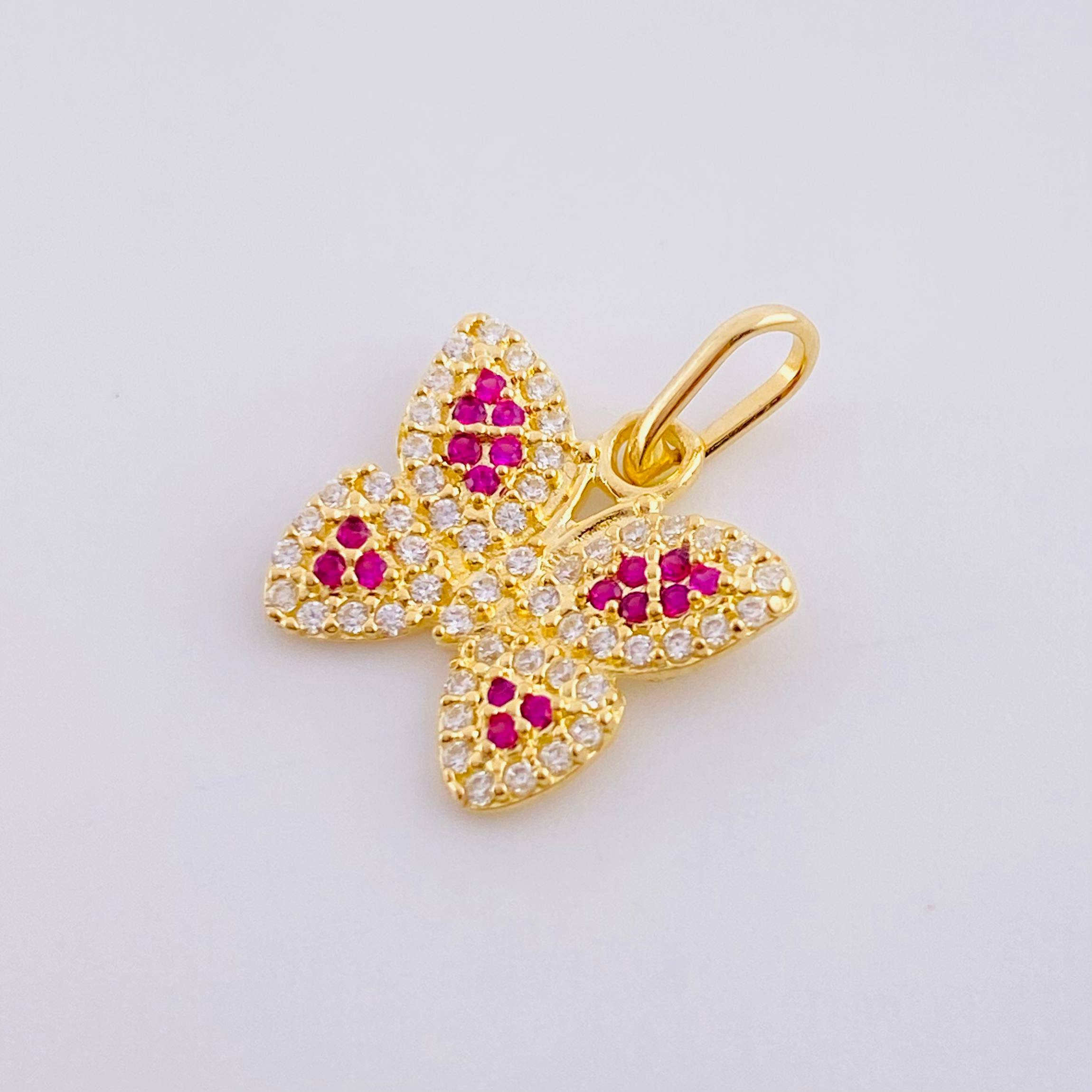 Dije Mariposa 1.45 g / 3/4 in Oro Amarillo 18K