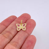 Dije Mariposa 1.45 g / 3/4 in Oro Amarillo 18K