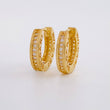 Hoop Earrings Carril Bv Tupido 3.95g / 1/2 in 18K Yellow Gold