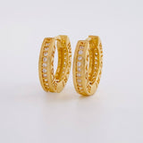 Hoop Earrings Carril Bv Tupido 3.45g / 1/2 in Yellow Gold 18K