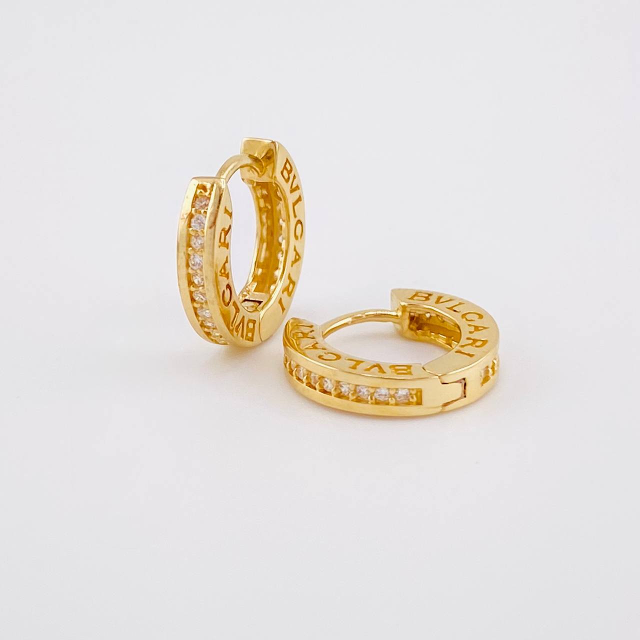 Hoop Earrings Carril Bv Tupido 3.45g / 1/2 in Yellow Gold 18K