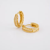 Hoop Earrings Carril Bv Tupido 3.95g / 1/2 in 18K Yellow Gold