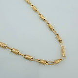 Cadena Rustica Barril 7.7 g / 24 in / 3 mm Oro Amarillo 18K
