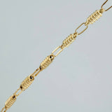 Cadena Rustica Barril 7.7 g / 24 in / 3 mm Oro Amarillo 18K