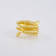 Spiral Snake Ring 4.65g / T9 Yellow Gold 18K