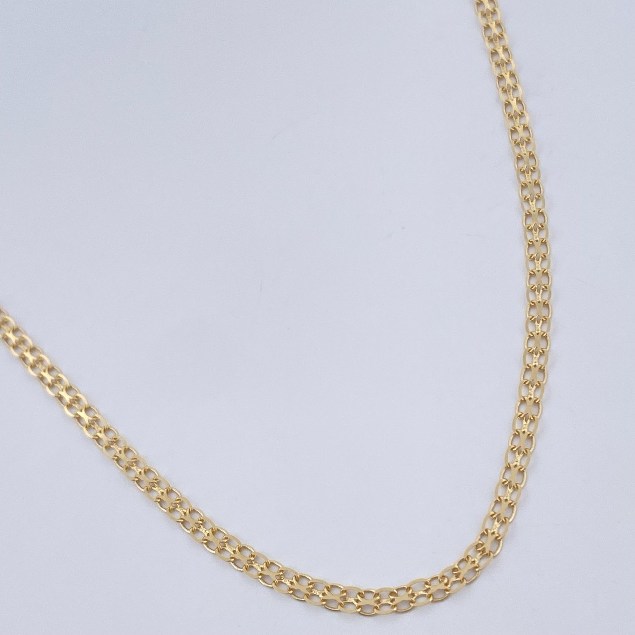 Bismark Chain 2.6gr / 23.7in / 18K Gold +1$