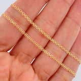Bismark Chain 2.6gr / 23.7in / 18K Gold +1$