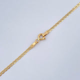 Flat Mariner Chain 4.3gr / 23.7in / 18K Gold +3 &