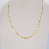 Flat Mariner Chain 3.75gr / 23.6in / 18K Gold +3$