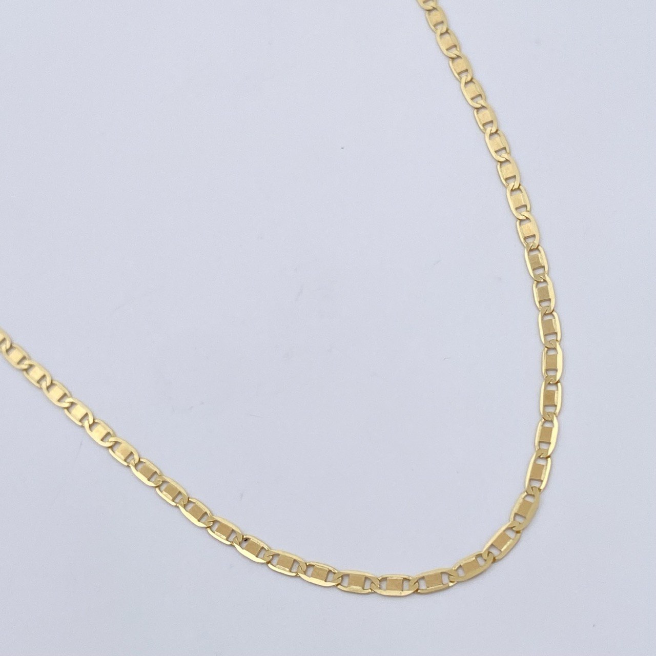 Flat Mariner Chain 3.75gr / 23.6in / 18K Gold +3$