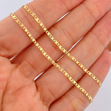 Flat Mariner Chain 3.75gr / 23.6in / 18K Gold +3$
