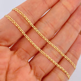 Flat Mariner Chain 4gr / 23.8in / 18K Gold +3 &