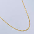 Flat Mariner Chain 3.9gr / 23.6in / 18K Gold +3 &