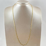 Flat Anchor Chain 12.05gr / 60cm / 3.6mm Diamond Cut Three Golds +3 18K*