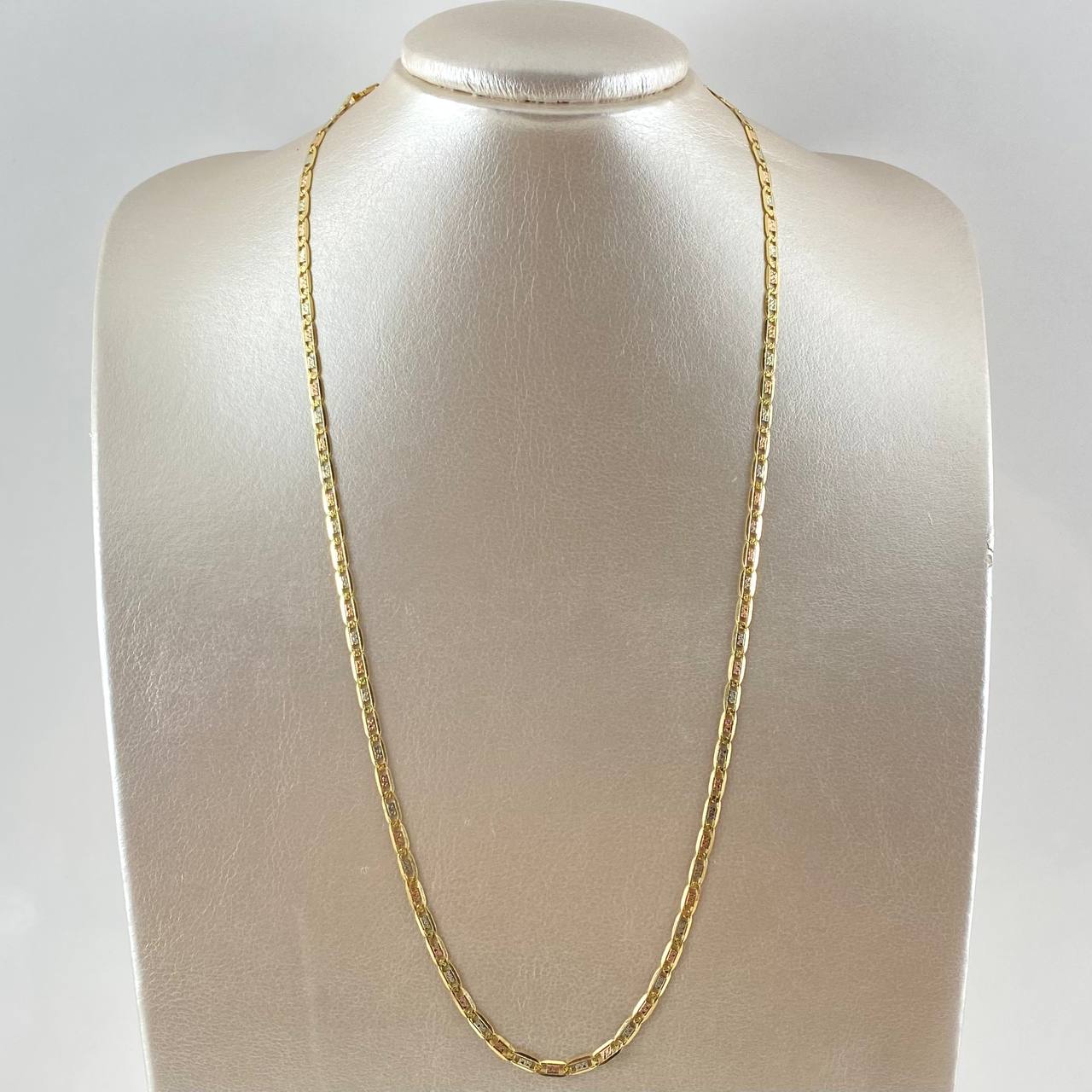 Flat Anchor Chain 6.2gr / 23.6in - +3 18K Gold