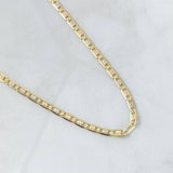 Flat Anchor Chain 6.2gr / 23.6in - +3 18K Gold