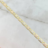 Flat Anchor Chain 6.3gr / 23.6in- +3 18K Gold