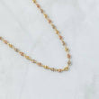 Cadena GC 7gr / 50cm / 3.4mm Diamantada Tres Oros 18K